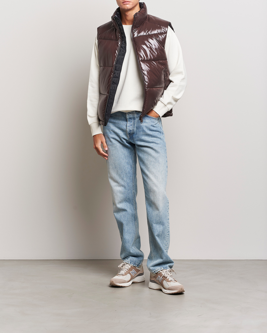 Mies | Takit | Save The Duck | Ailantus Padded Puffer Vest Brown Black