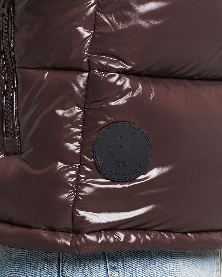 Mies | Takit | Save The Duck | Ailantus Padded Puffer Vest Brown Black