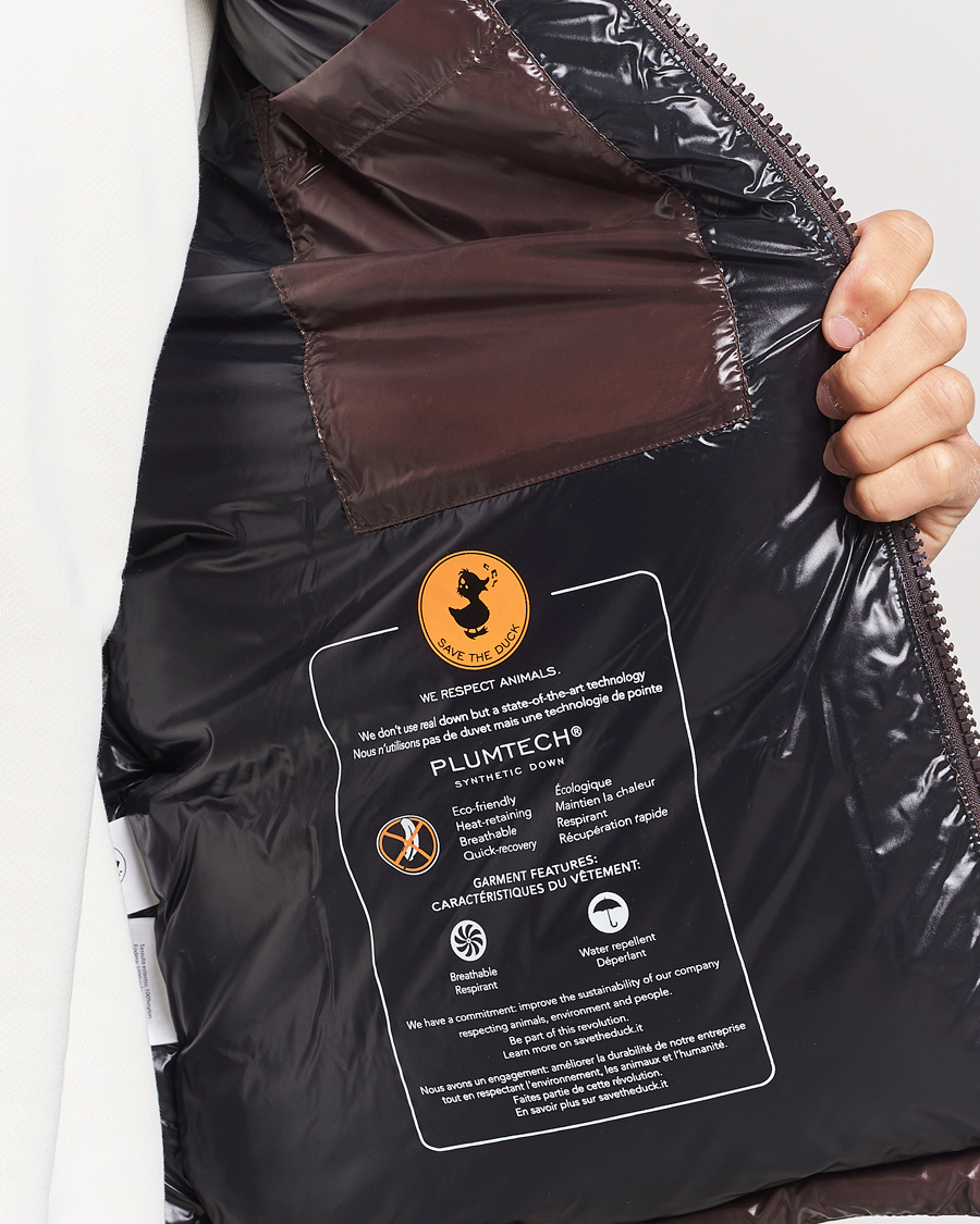 Mies | Takit | Save The Duck | Ailantus Padded Puffer Vest Brown Black