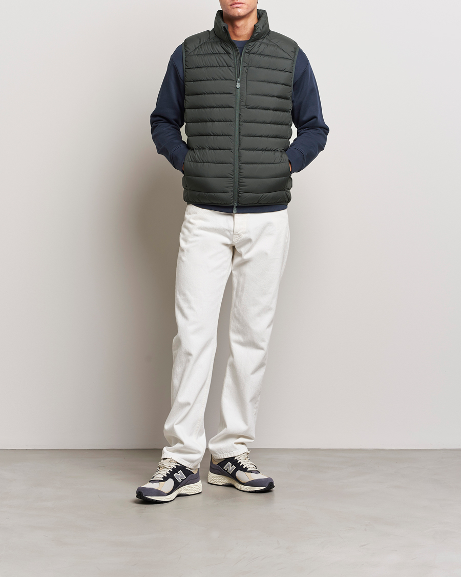 Mies | Takit | Save The Duck | Rhus Matt Lightweight Vest Green Black