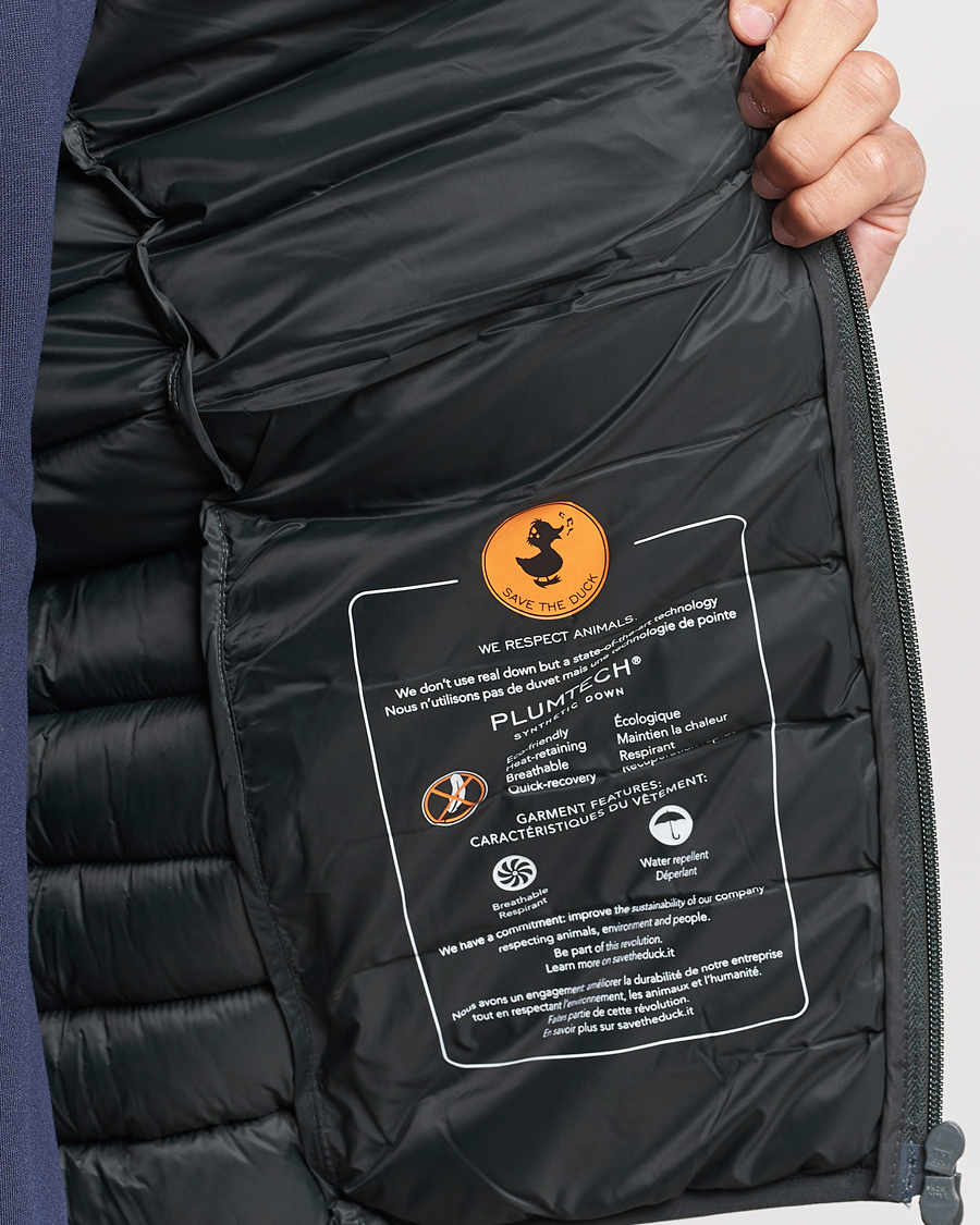 Mies | Takit | Save The Duck | Rhus Matt Lightweight Vest Green Black