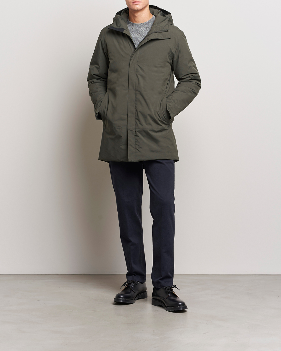 Mies | Takit | Scandinavian Edition | Loft Waterproof Padded Coat Dark Olive