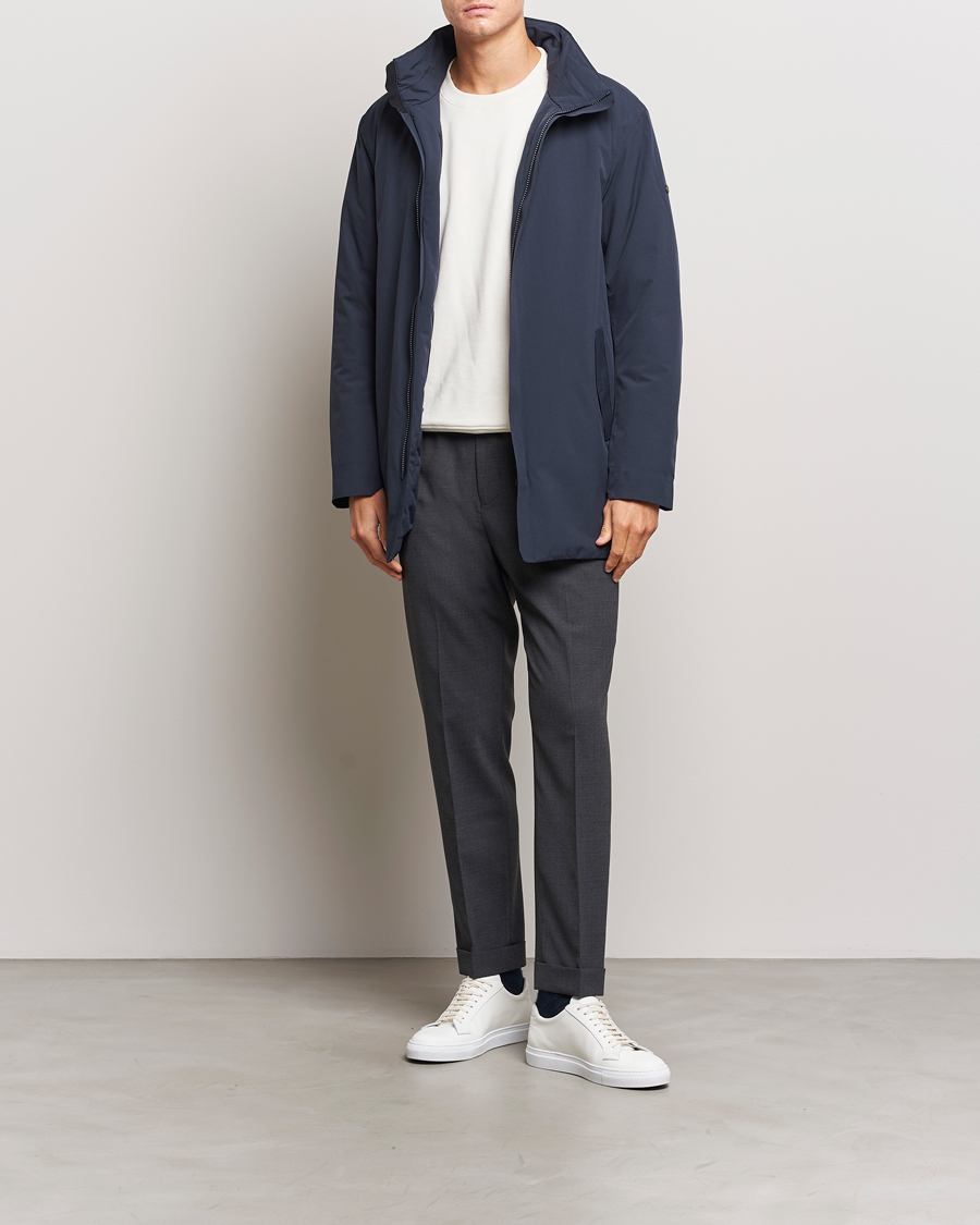 Mies | Takit | Scandinavian Edition | Town Waterproof Lightweight Coat Midnight Blue