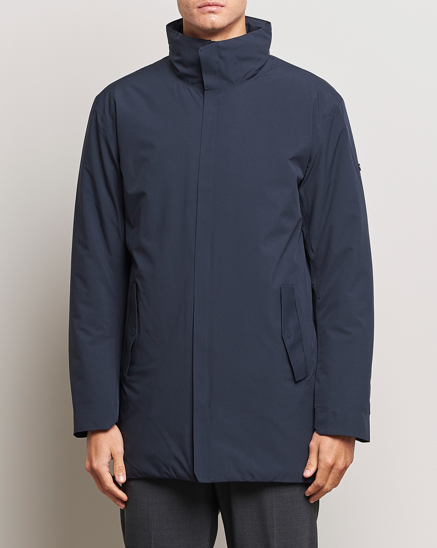 Mies | Scandinavian Edition | Scandinavian Edition | Town Waterproof Lightweight Coat Midnight Blue