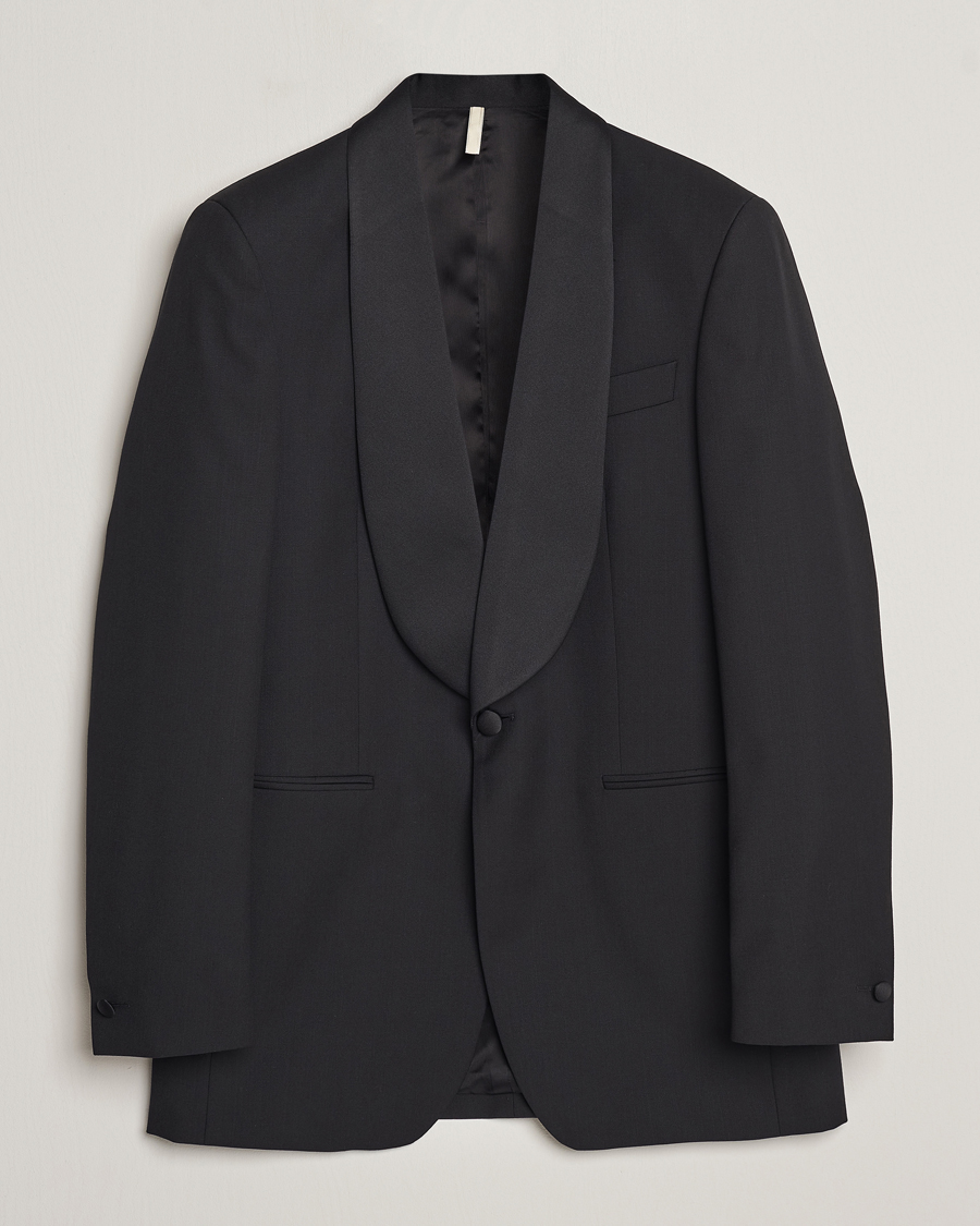 Mies | Pikkutakit | Sunflower | Shawl Collar Tuxedo Jacket Black