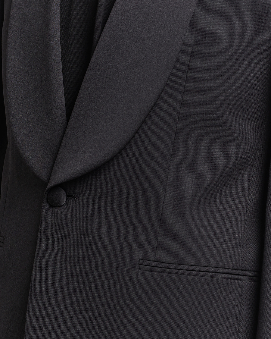 Mies | Pikkutakit | Sunflower | Shawl Collar Tuxedo Jacket Black