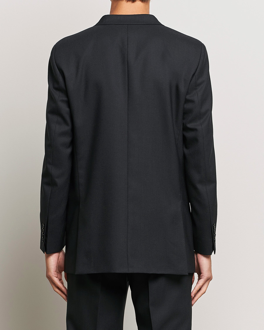 Mies | Pikkutakit | Sunflower | Double Breasted Wool Blazer Black