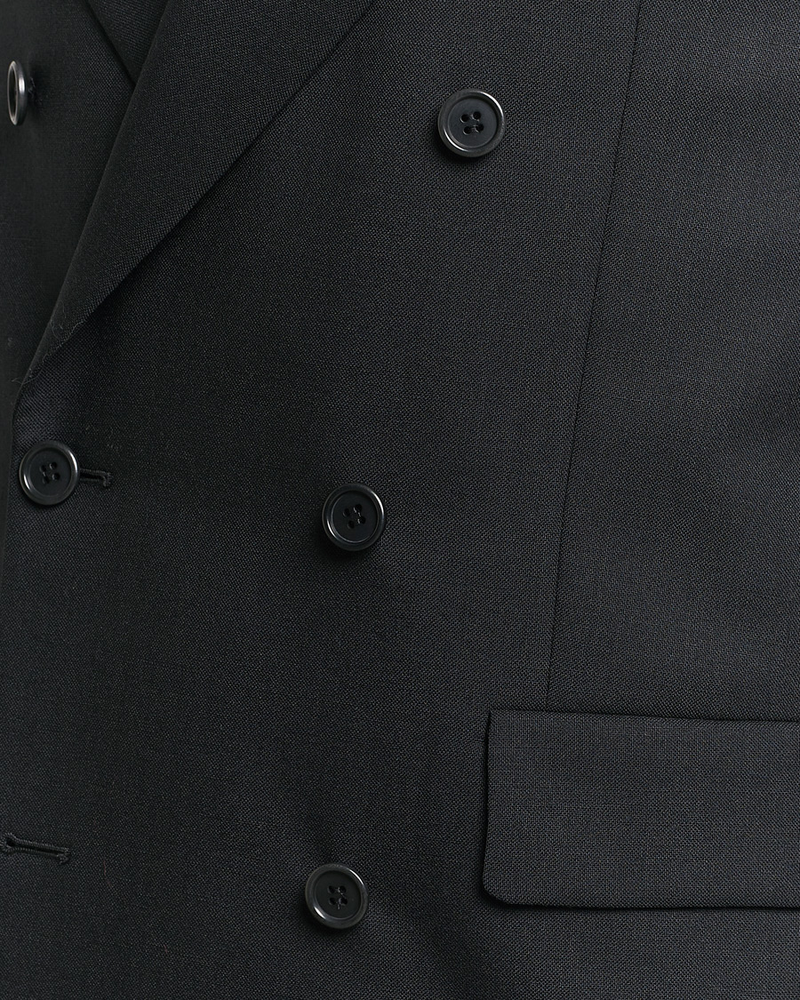 Mies | Pikkutakit | Sunflower | Double Breasted Wool Blazer Black