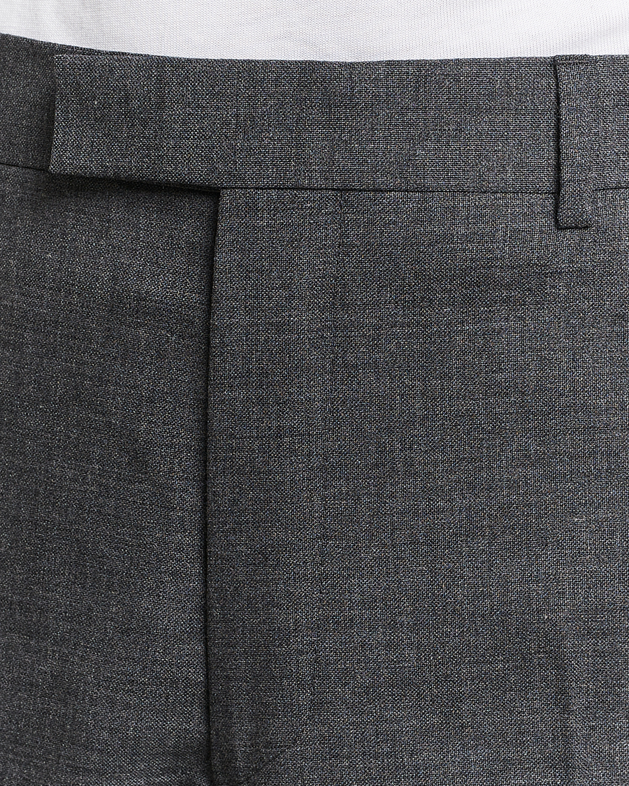 Mies | Housut | Sunflower | Straight Wool Trousers Antracite