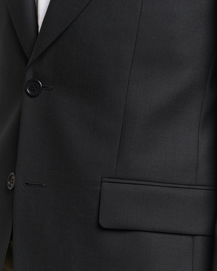 Mies | Pikkutakit | Sunflower | Single Breasted Wool Blazer Black
