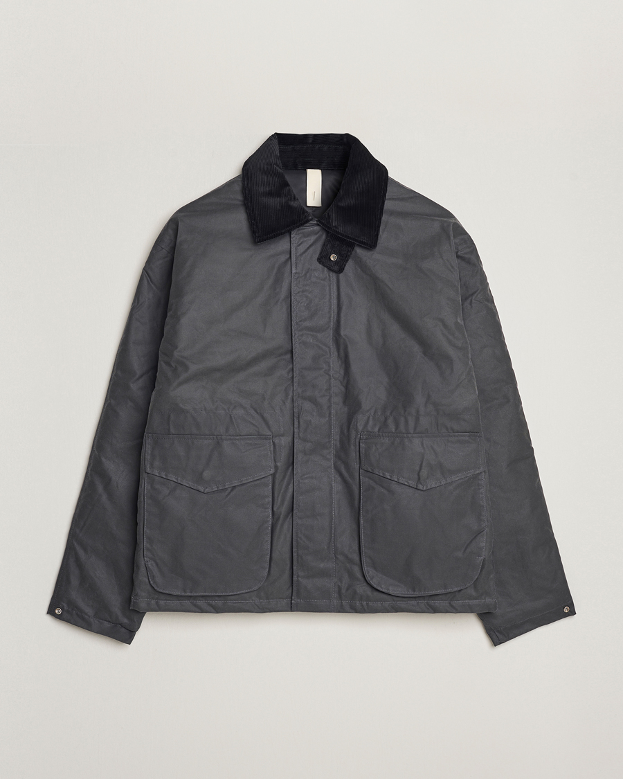 Mies | Takit | Sunflower | Waxed Short Jacket Black