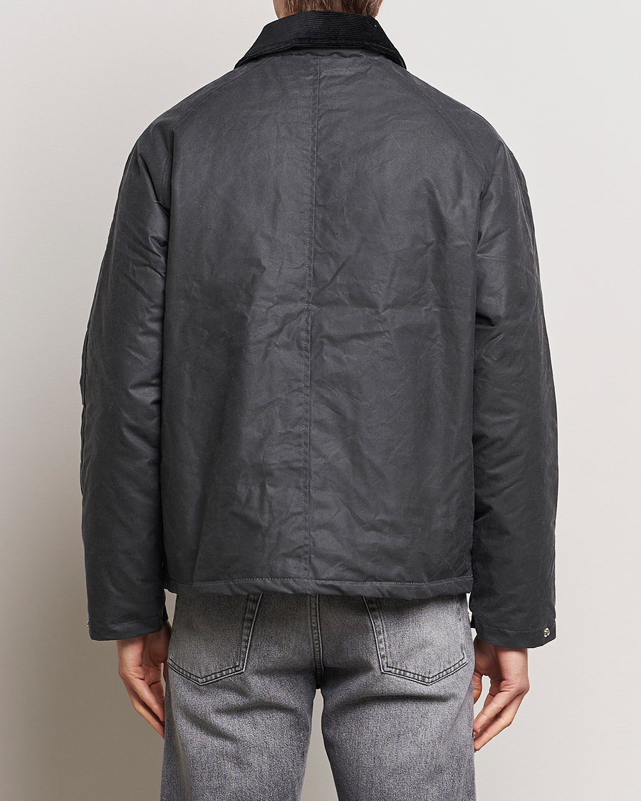 Mies | Takit | Sunflower | Waxed Short Jacket Black