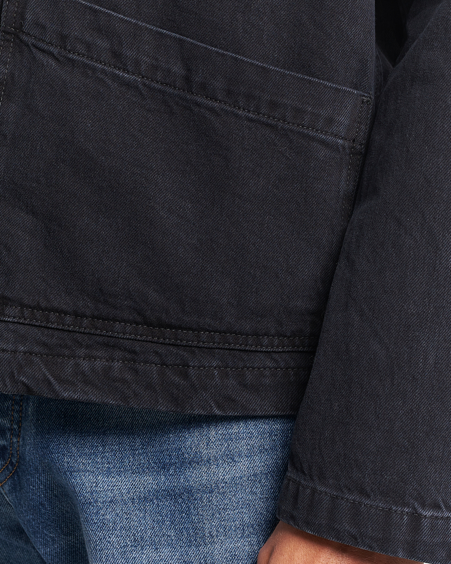 Mies | Takit | Sunflower | Worker Denim Jacket Black