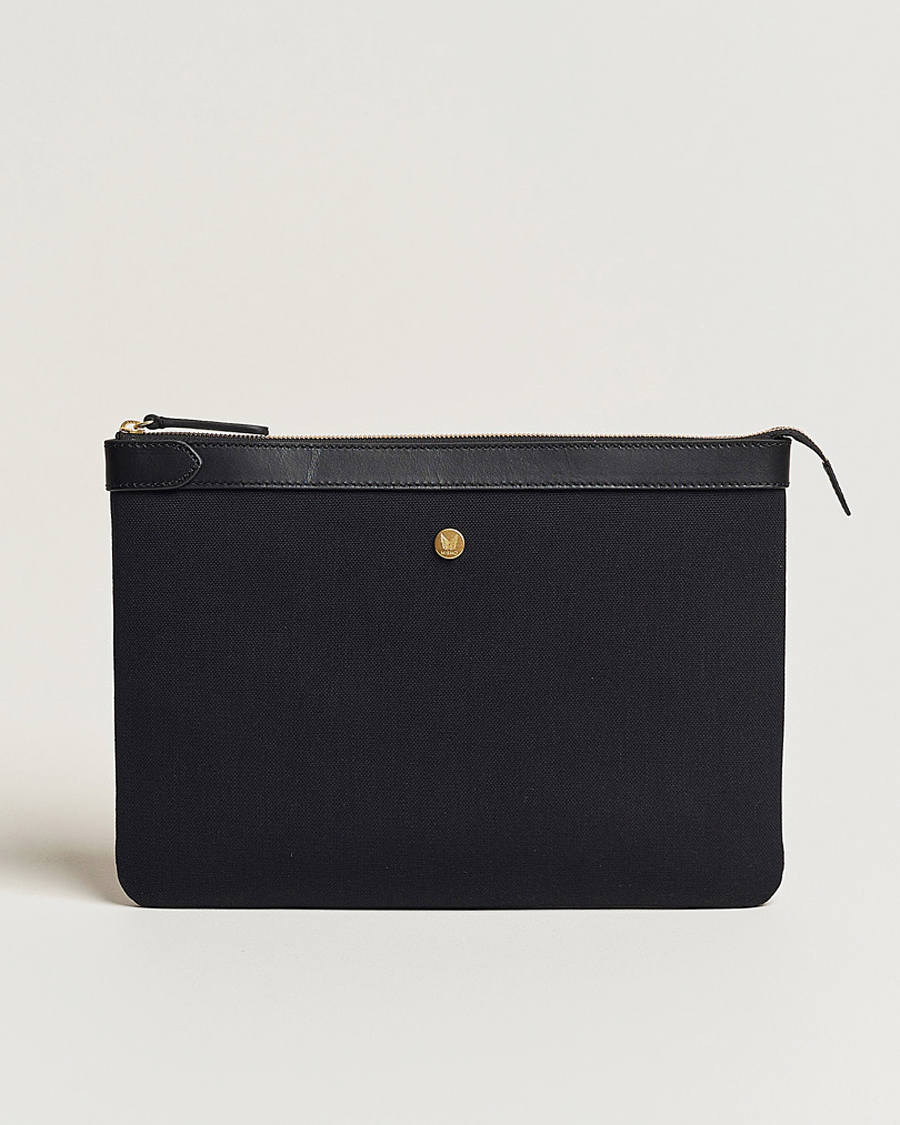 Mies | Mismo M/S Nylon Pouch Large Coal/Black | Mismo | M/S Nylon Pouch Large Coal/Black