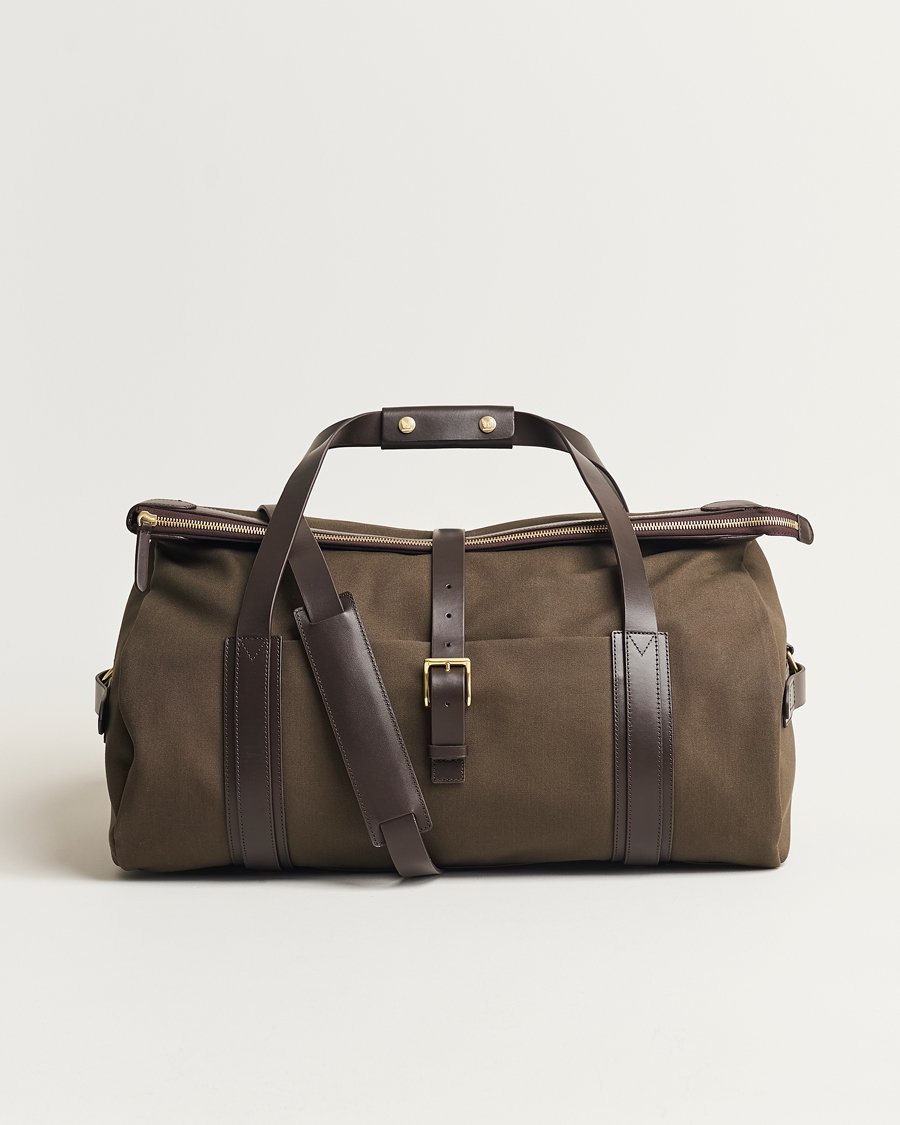 Mies | Laukut | Mismo | M/S Explorer Weekendbag Army/Dark Brown