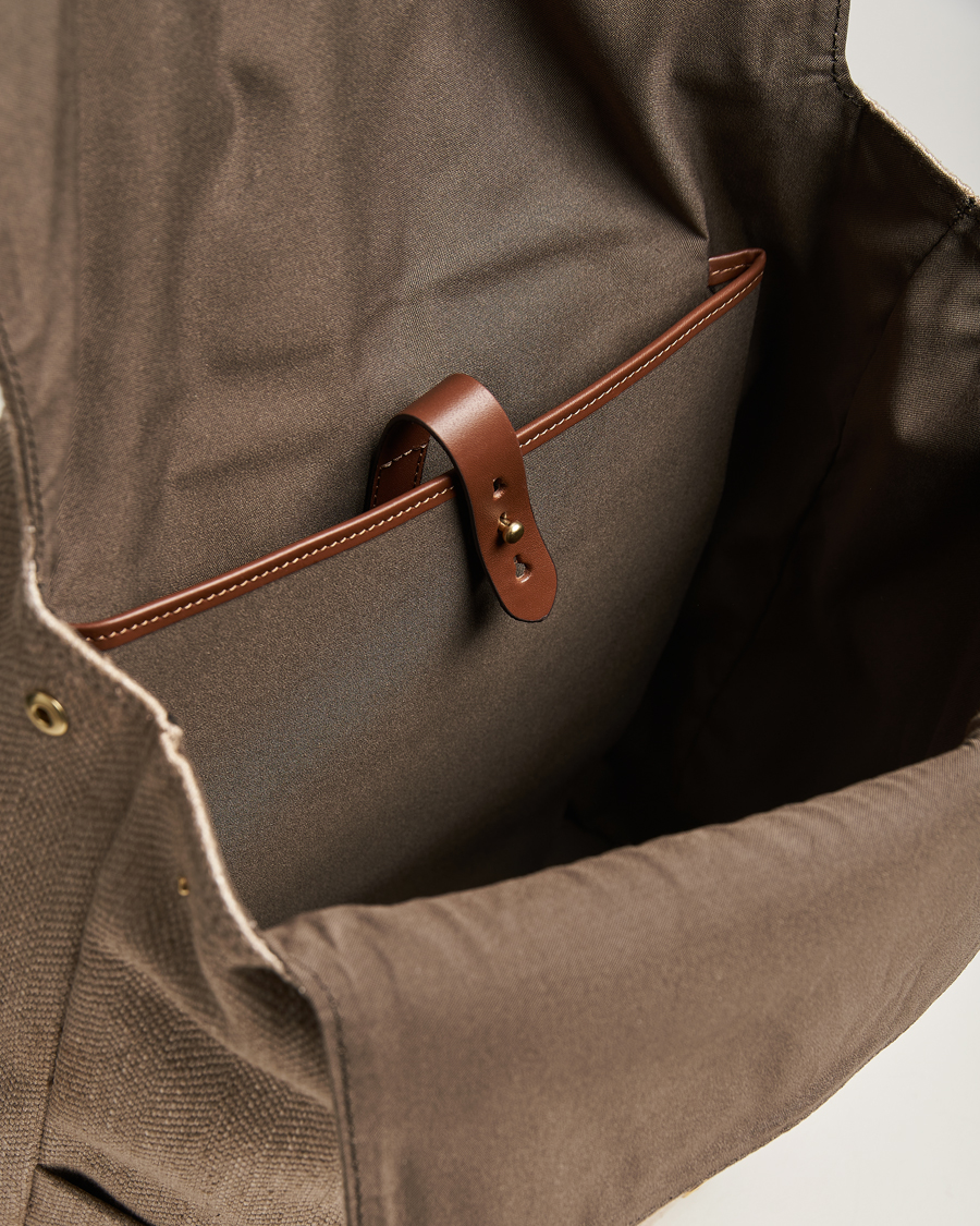 Mies | Mismo M/S Backpack Grand Herringbone/Cuoio | Mismo | M/S Backpack Grand Herringbone/Cuoio