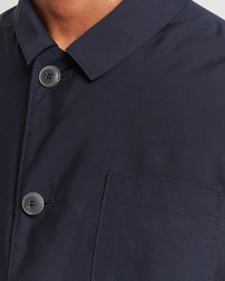 Mies | Takit | Giorgio Armani | Lightweight Silk Blend Chore Jacket Navy