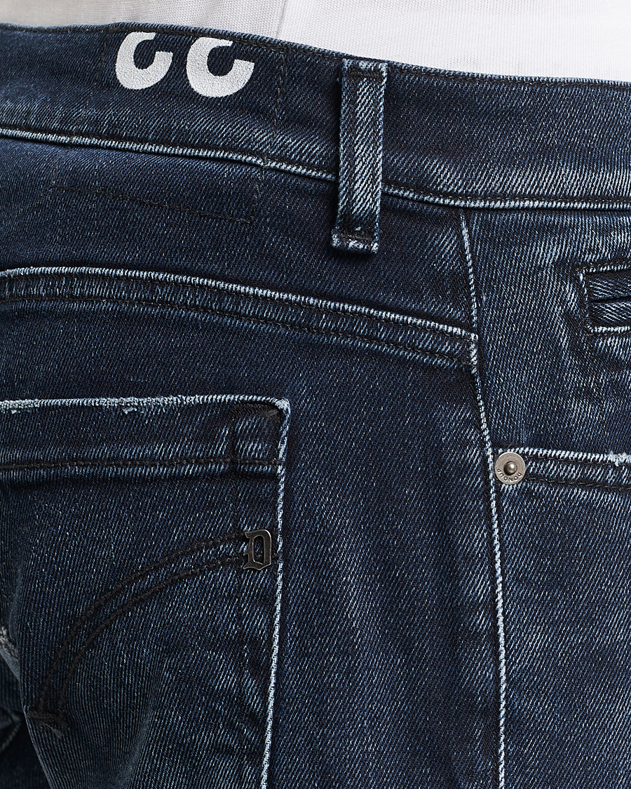 Mies | Farkut | Dondup | George Destroyed Jeans Blue Black