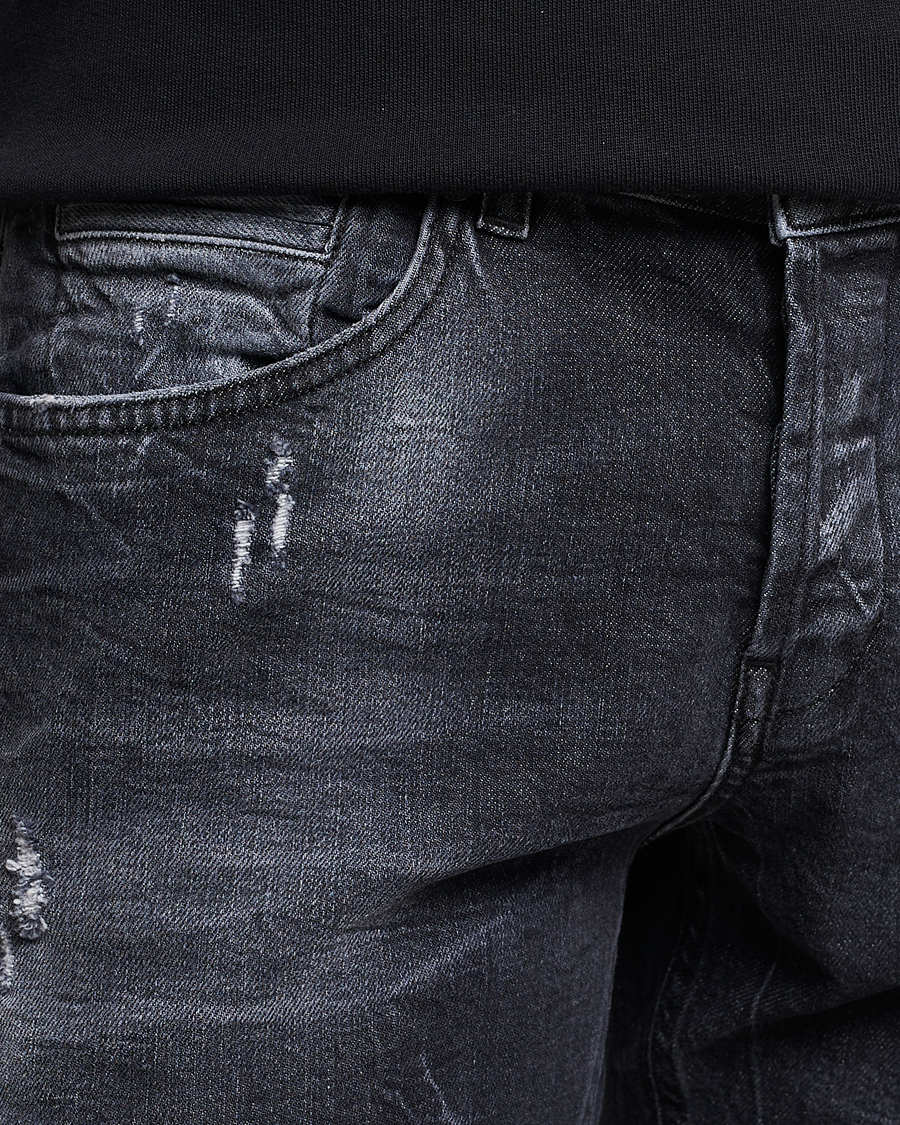 Mies | Farkut | Dondup | George Destroyed Jeans Vintage Black