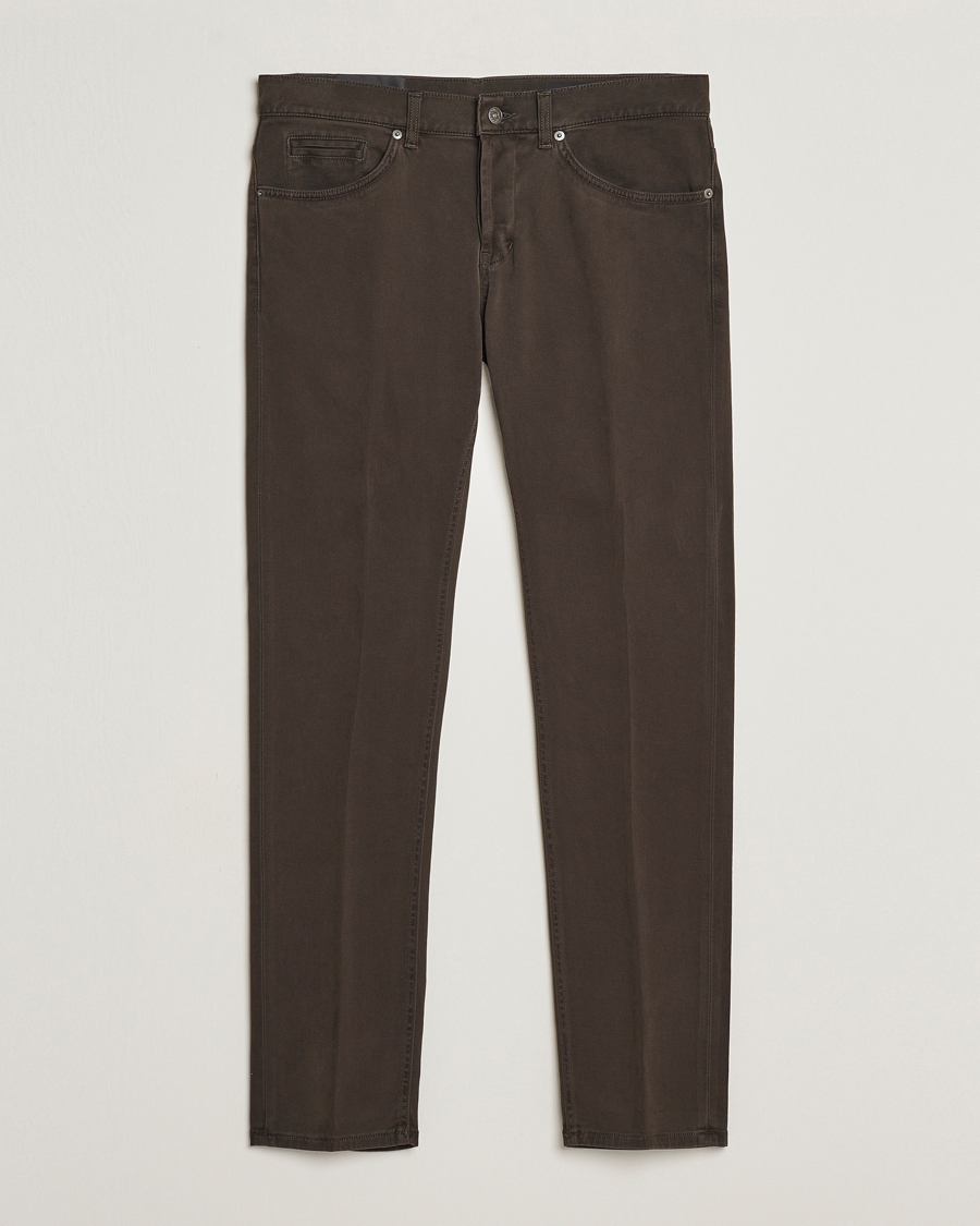Mies | Slim fit | Dondup | George 5-Pocket Jeans Brown