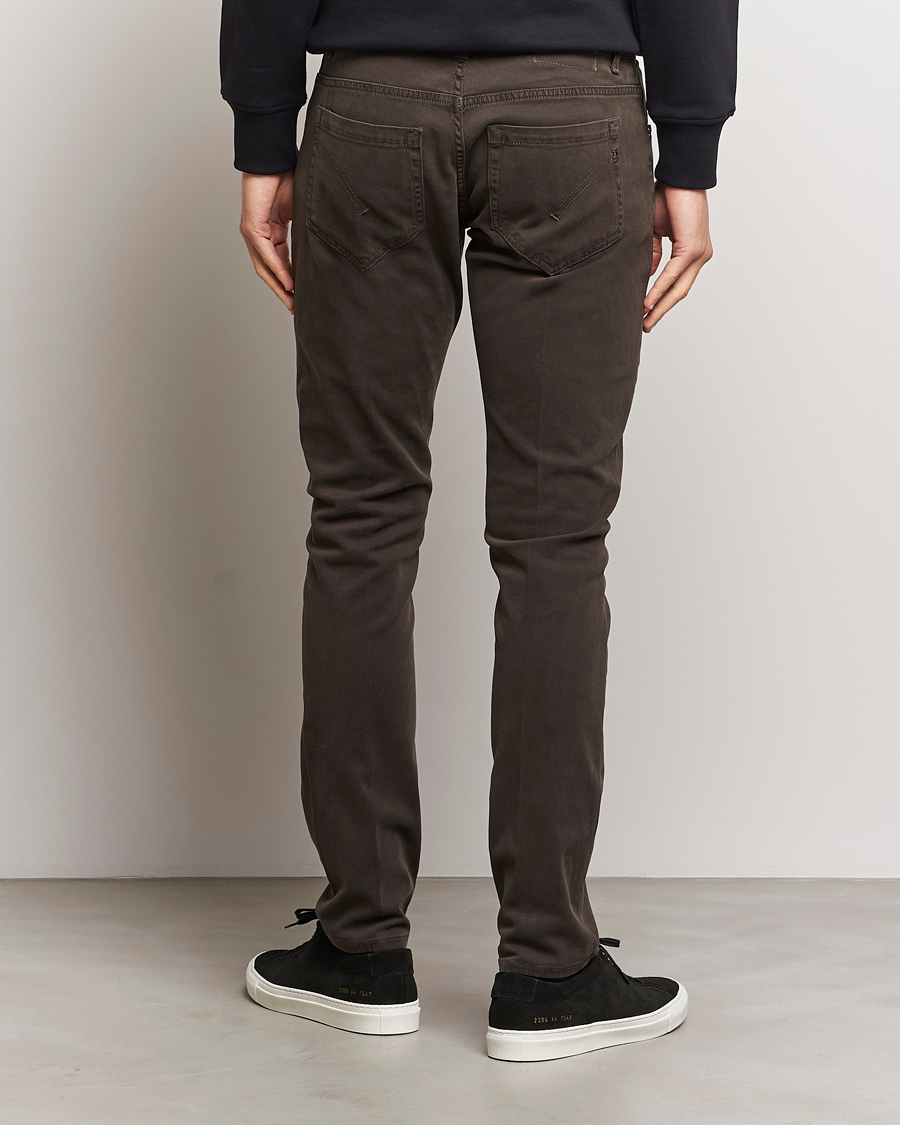 Mies | Farkut | Dondup | George 5-Pocket Jeans Brown