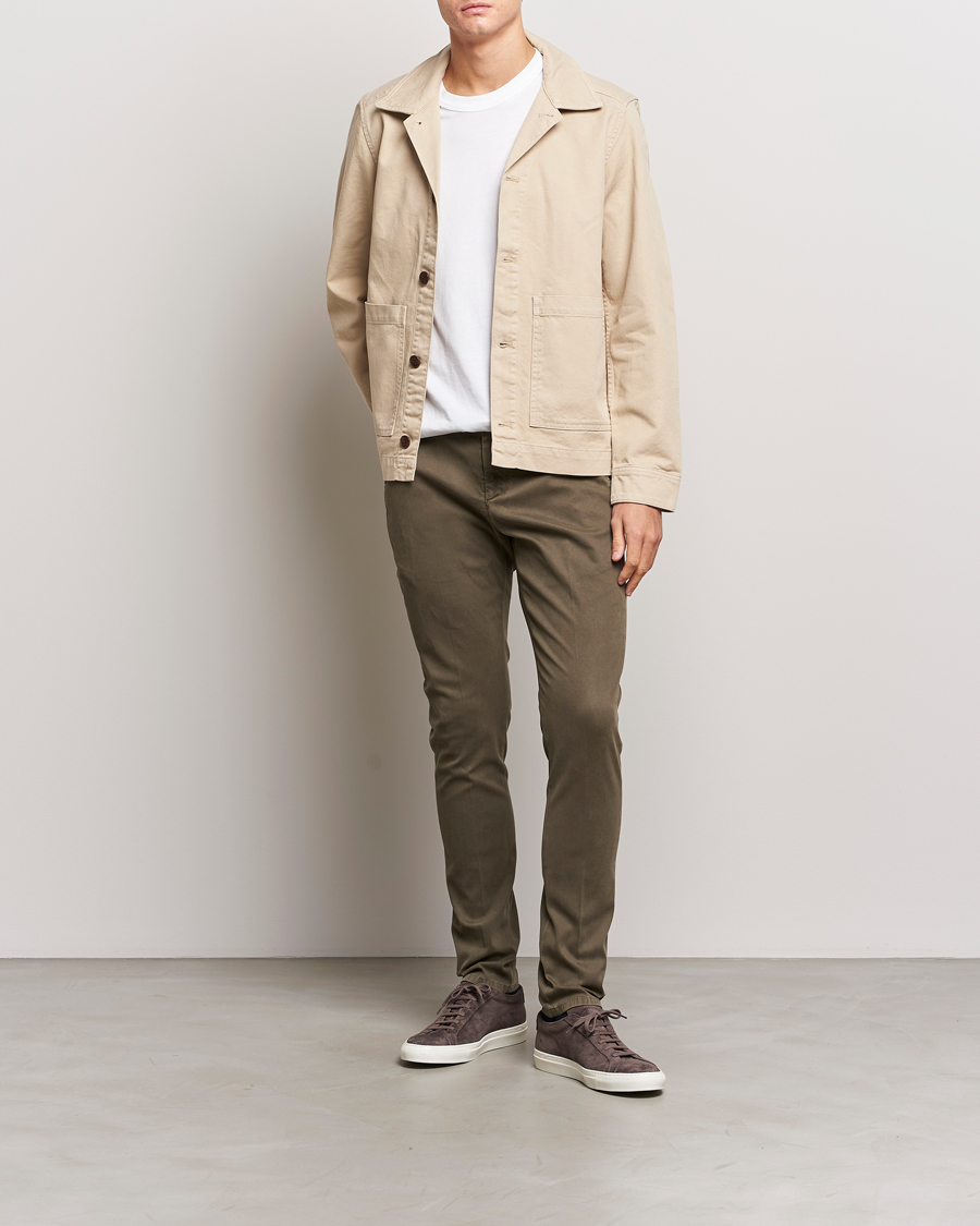 Mies | Housut | Dondup | Gaubert Chinos Olive Green
