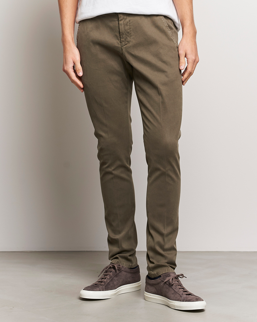 Mies | Housut | Dondup | Gaubert Chinos Olive Green