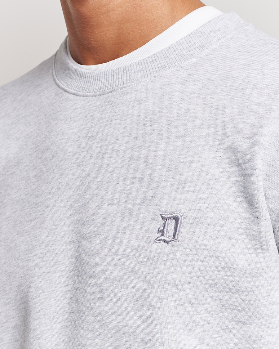 Mies | Puserot | Dondup | Logo Crew Neck Sweatshirt Light Grey