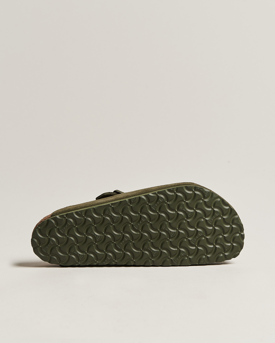 Mies | BIRKENSTOCK Boston Classic Footbed Thyme Green Suede | BIRKENSTOCK | Boston Classic Footbed Thyme Green Suede
