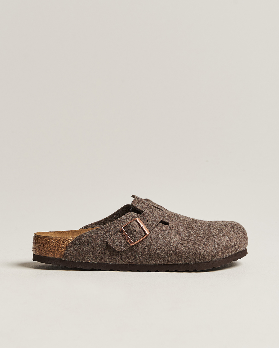 Mies | BIRKENSTOCK Boston Classic Footbed Wool Felt Antracite | BIRKENSTOCK | Boston Classic Footbed Wool Felt Antracite