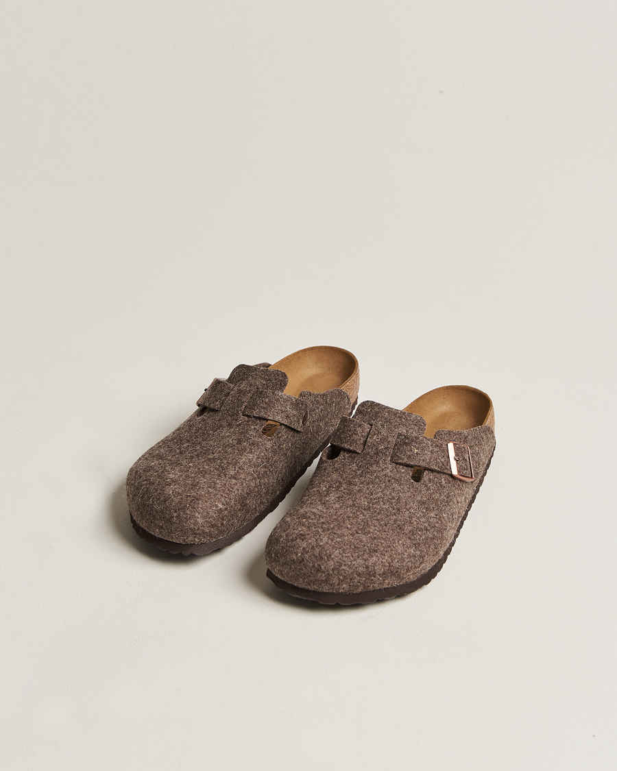 Mies | BIRKENSTOCK Boston Classic Footbed Wool Felt Antracite | BIRKENSTOCK | Boston Classic Footbed Wool Felt Antracite