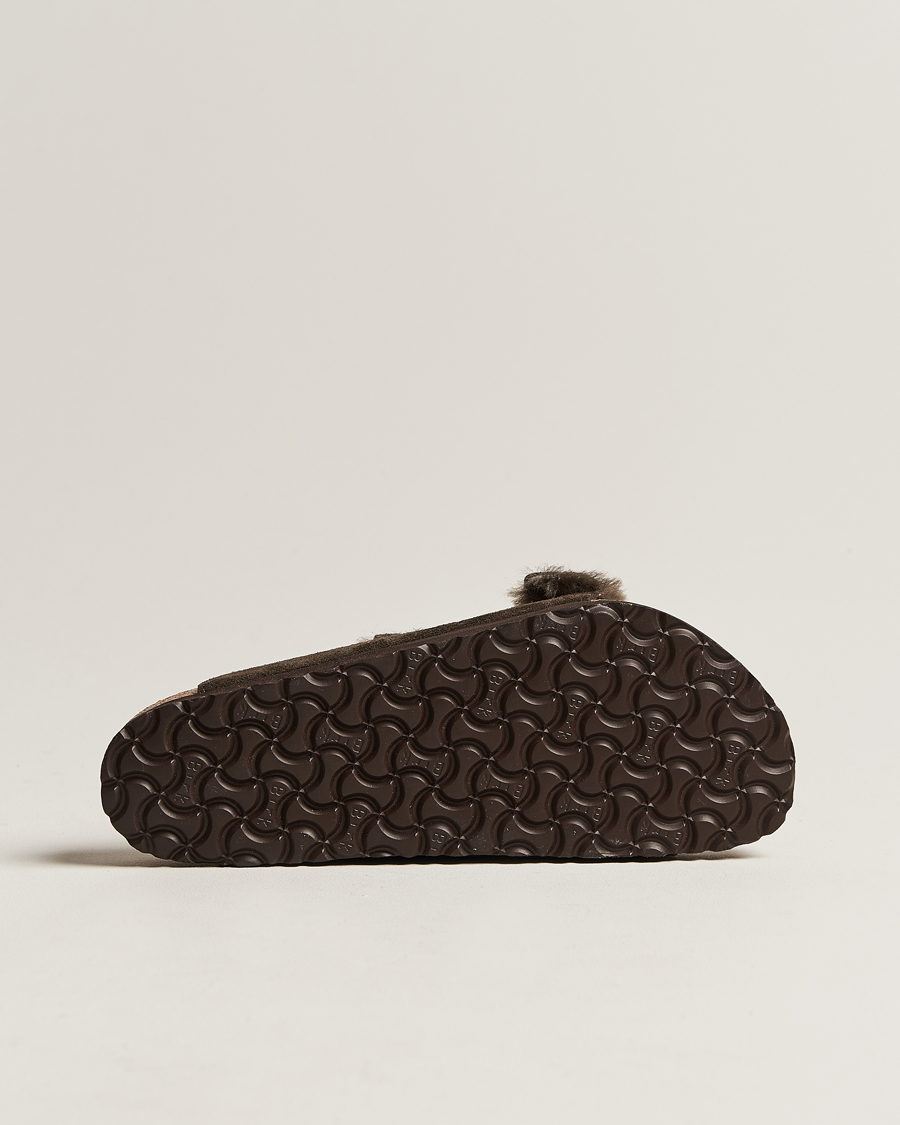 Mies | Sandaalit ja tohvelit | BIRKENSTOCK | Arizona Classic Footbed Shearling Mocha Suede