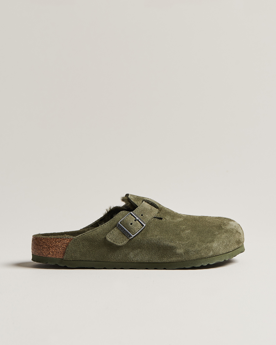 Mies | BIRKENSTOCK Boston Shearling Thyme Suede | BIRKENSTOCK | Boston Shearling Thyme Suede