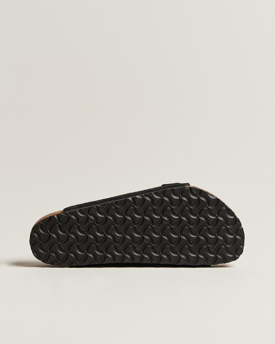 Mies | Sandaalit ja tohvelit | BIRKENSTOCK | Arizona Soft Footbed Black Suede