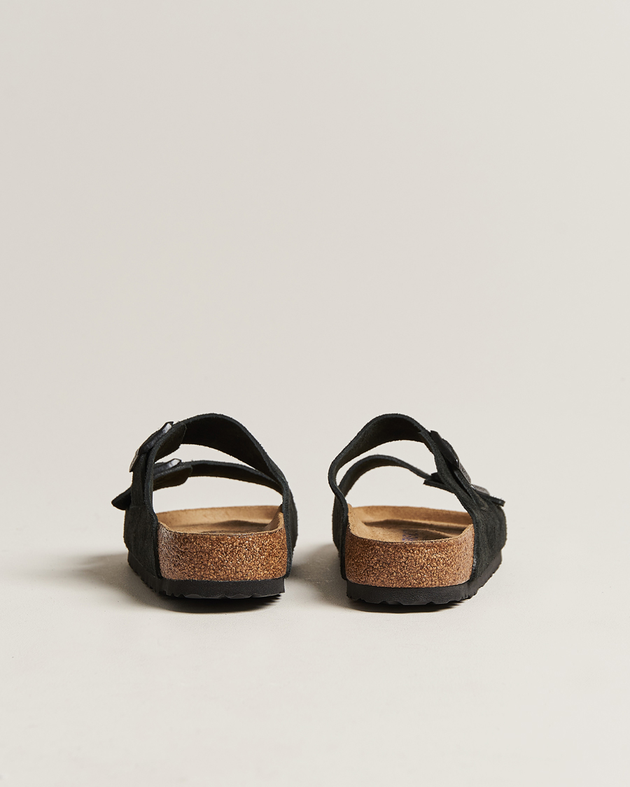 Mies | Sandaalit ja tohvelit | BIRKENSTOCK | Arizona Soft Footbed Black Suede