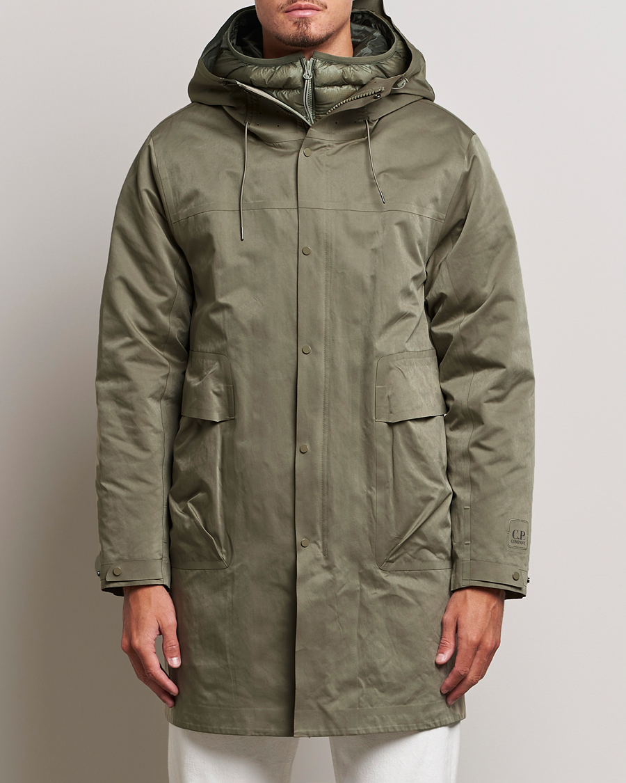 Mies | C.P. Company | C.P. Company | Metropolis A.A.C. Two in One Down Parka Olive