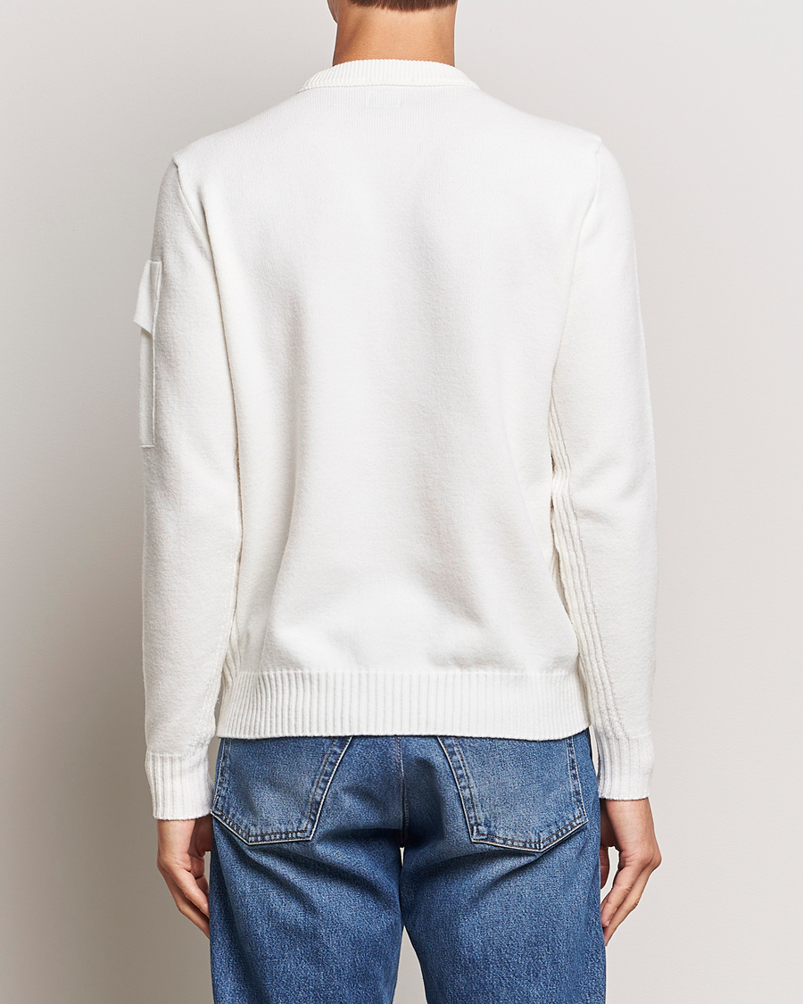 Mies | Puserot | C.P. Company | Metropolis Knitted Wool Crew Neck White