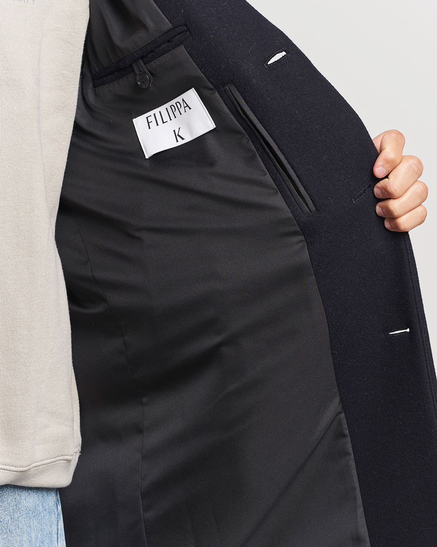 Mies | Takit | Filippa K | London Wool Coat Navy
