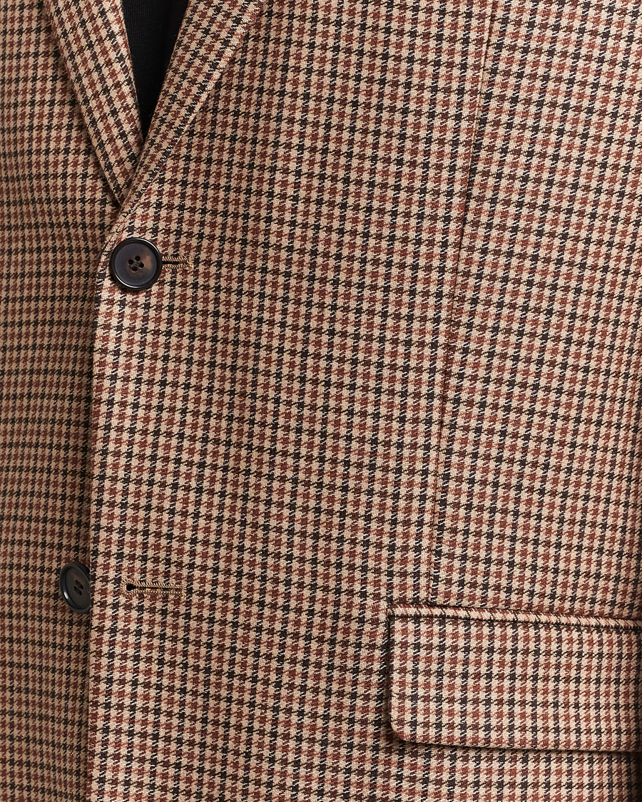 Mies | Pikkutakit | Filippa K | Wool Checked Blazer Beige/Brown