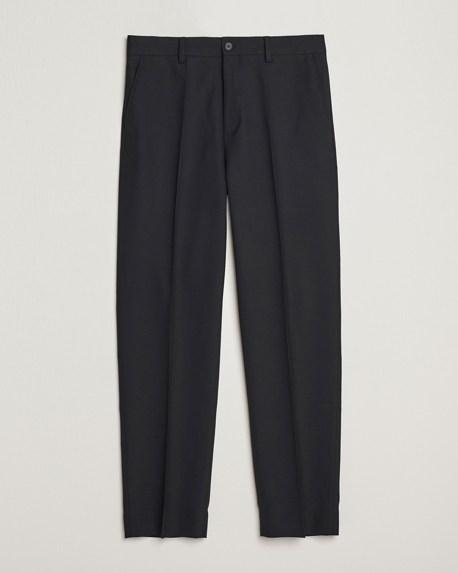 Mies | Housut | Filippa K | Mateo Wool Trousers Black