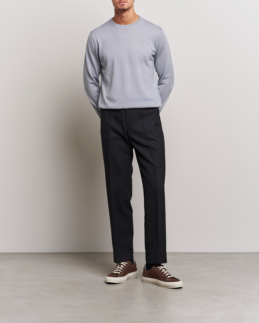 Mies | Housut | Filippa K | Mateo Wool Trousers Black