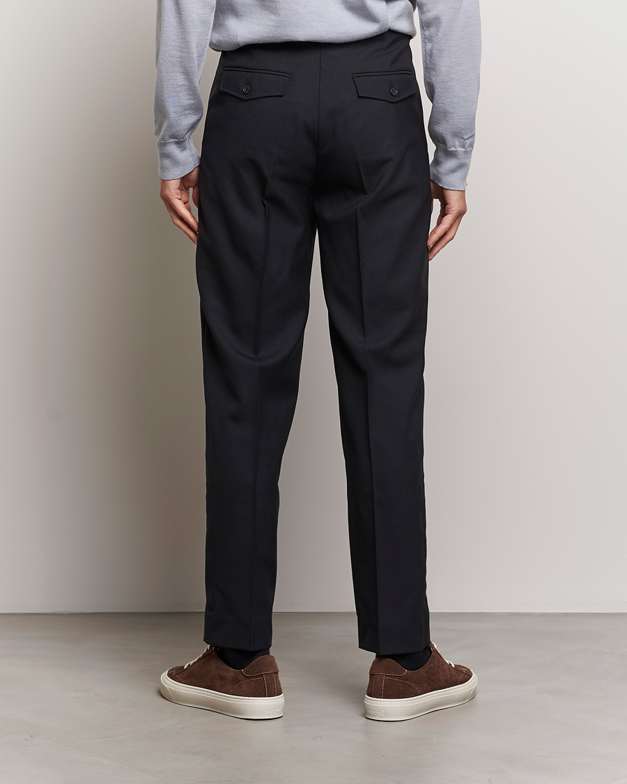 Mies | Housut | Filippa K | Mateo Wool Trousers Black