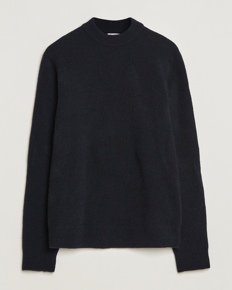 Mies | Puserot | Filippa K | Johannes Yak Knitted Sweater Dark Navy