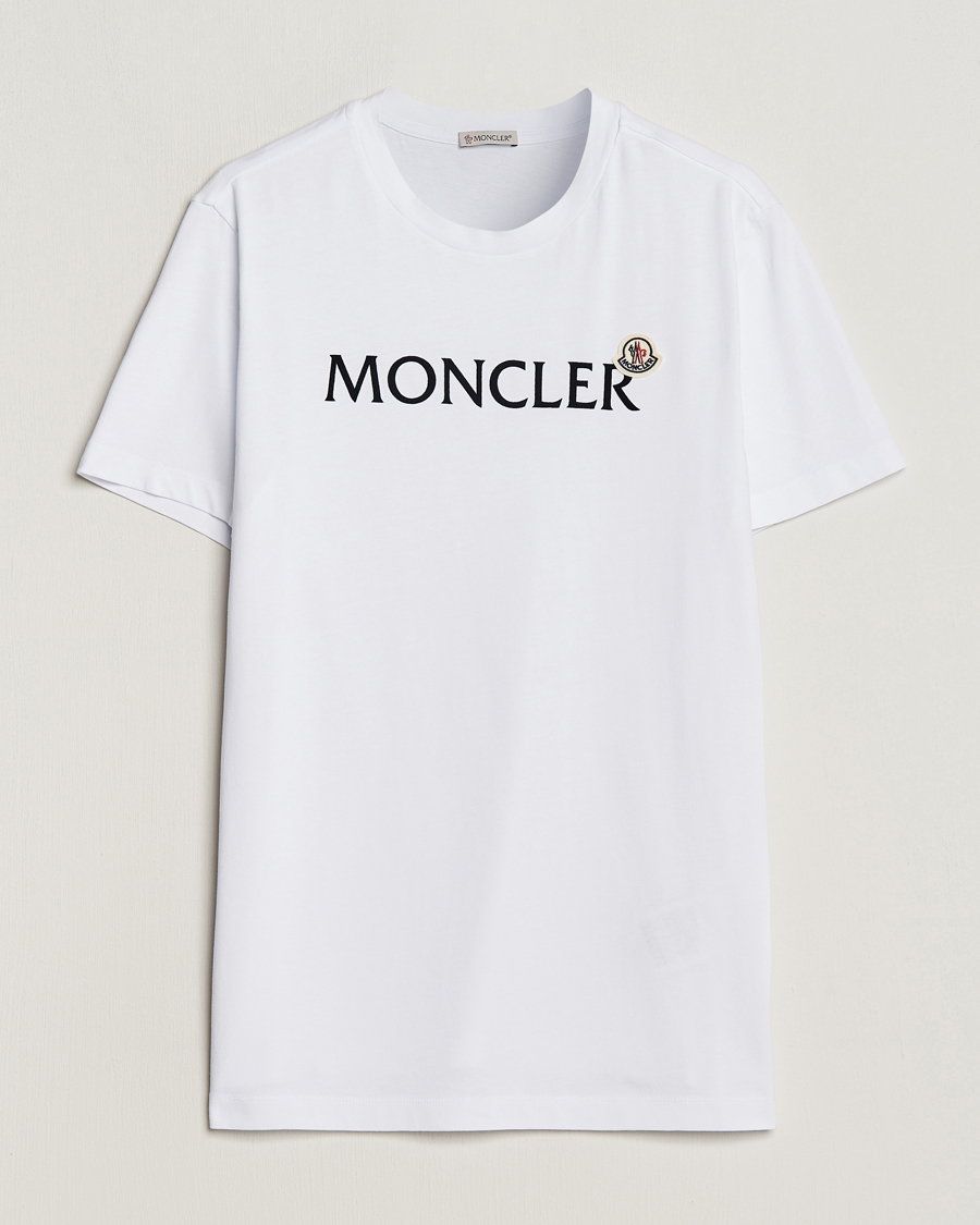 Mies | T-paidat | Moncler | Lettering Logo T-Shirt White