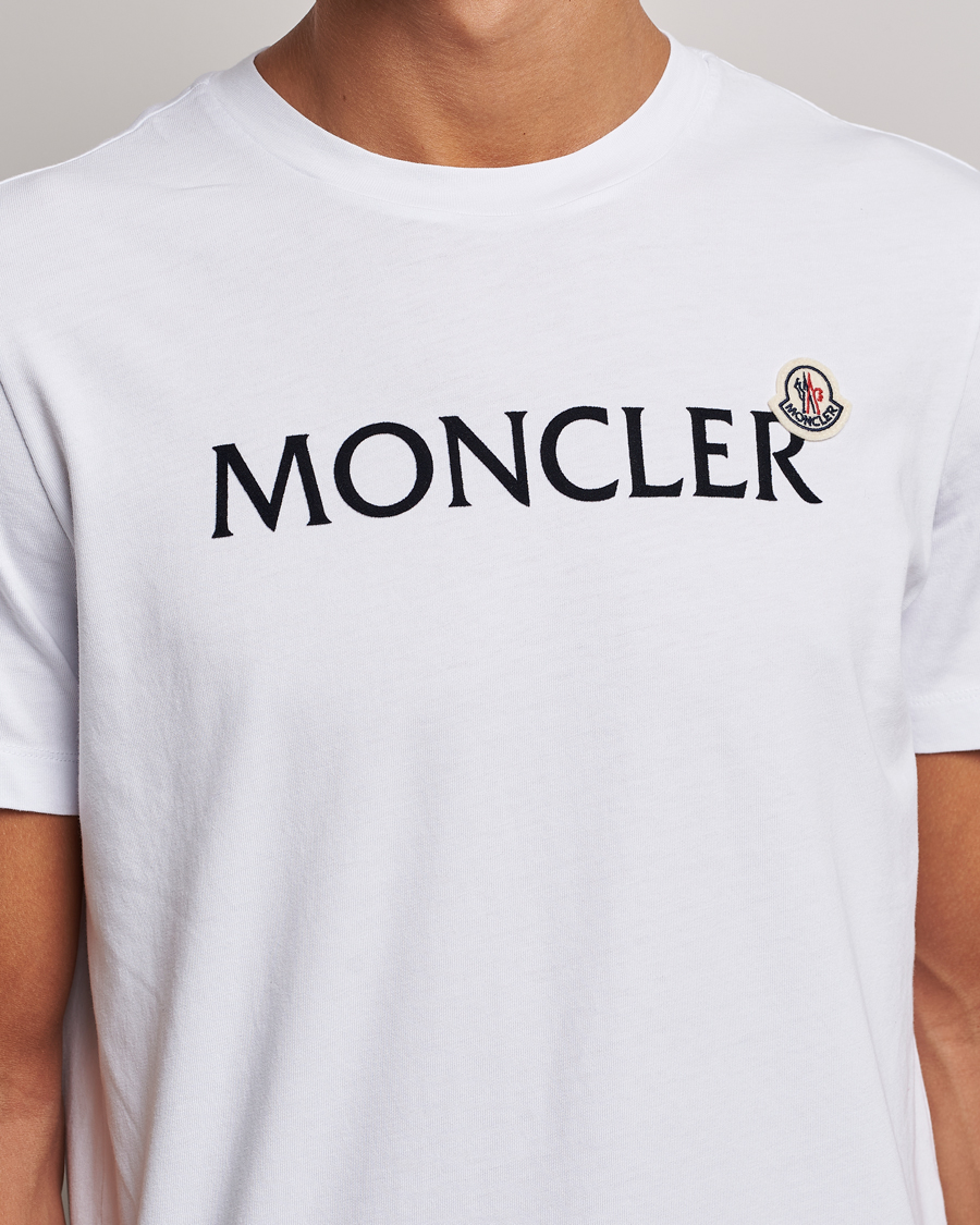 Mies | T-paidat | Moncler | Lettering Logo T-Shirt White