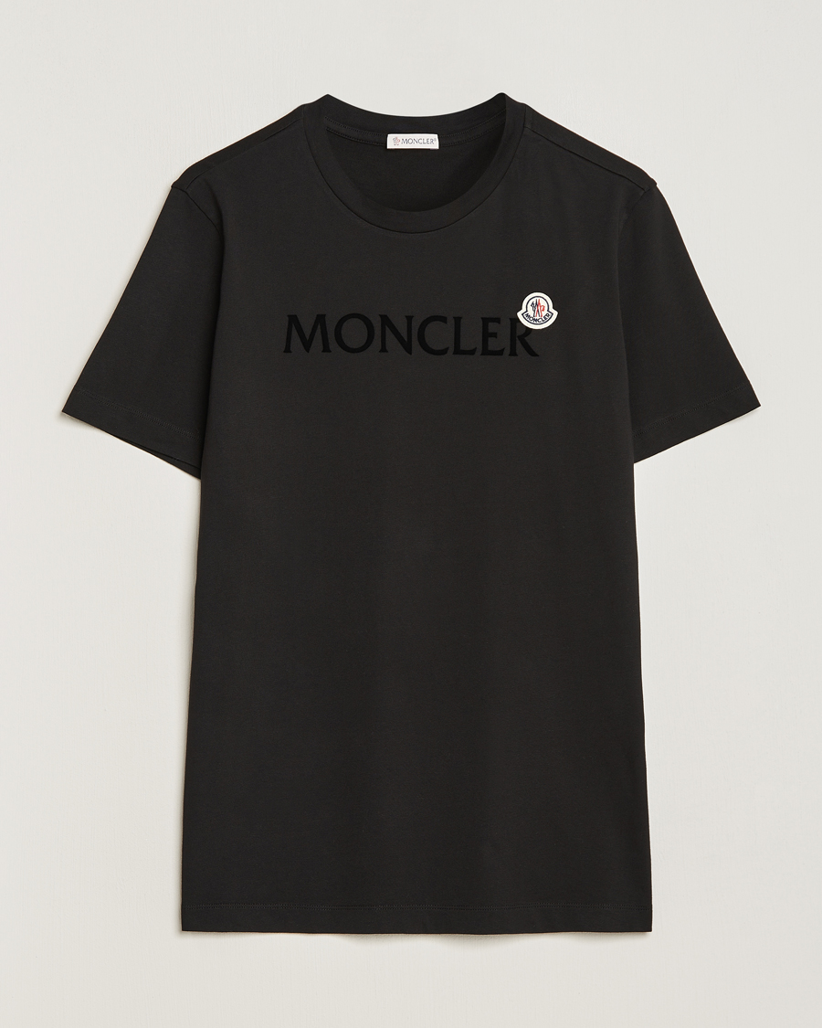 Mies | T-paidat | Moncler | Lettering Logo T-Shirt Black