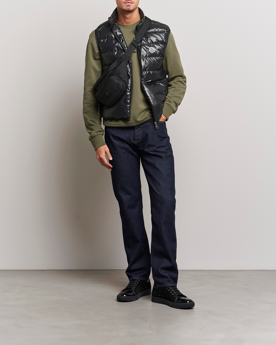 Mies | Puserot | Moncler | Lettering Logo Sweatshirt Olive