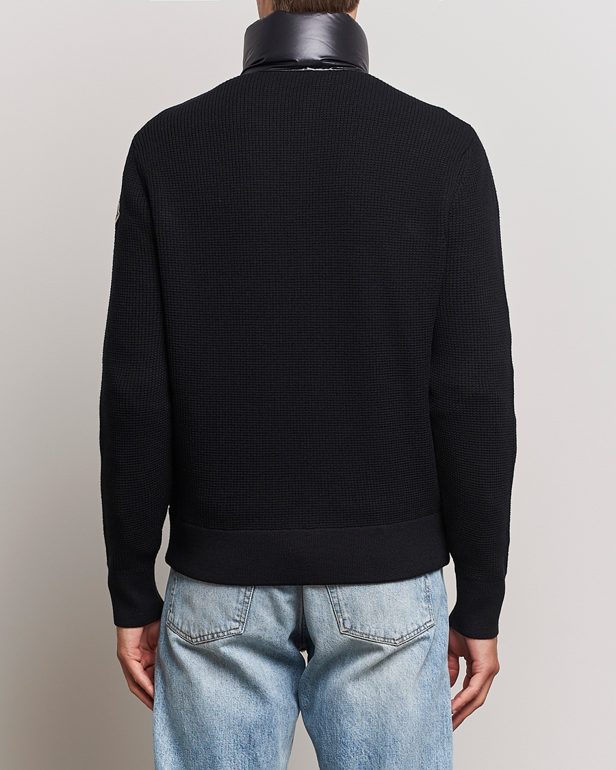 Mies | Puserot | Moncler | Hybrid Zip Cardigan Black