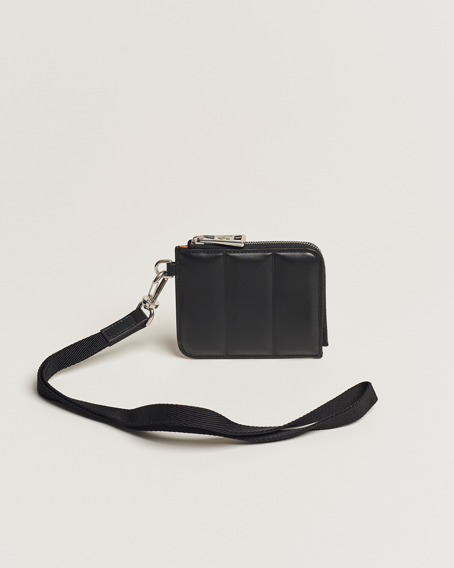Mies | Moncler Strap Leather Wallet Black | Moncler | Strap Leather Wallet Black