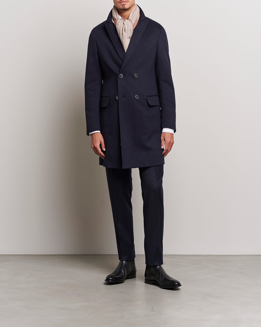 Mies | Takit | Zegna | Wool/Cashmere Double Breasted Coat Navy